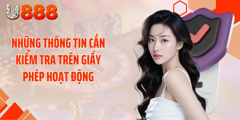 Những thông tin cần kiểm tra trên giấy phép hoạt động